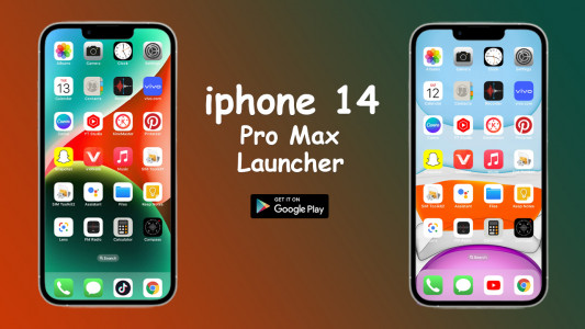 اسکرین شات برنامه iphone 14 pro max launcher 4