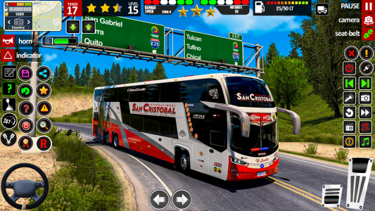 اسکرین شات بازی Euro Bus Simulator: Bus Game 1