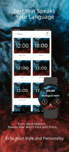 اسکرین شات برنامه Willow - Photo Watch face 4