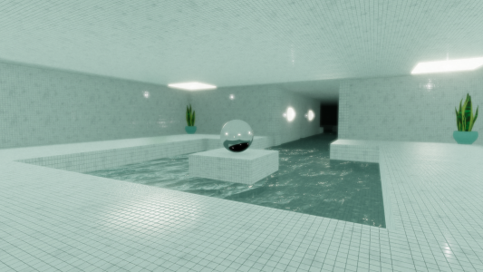 اسکرین شات 2 بازی The Wetrooms: Liminal Pools