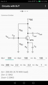 اسکرین شات برنامه Electronic Circuit Calculation 2