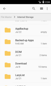 اسکرین شات برنامه AM File Master - File Manager 3