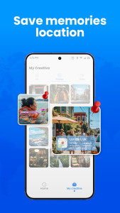 اسکرین شات 7 برنامه GPS Camera, Map & Timestamp