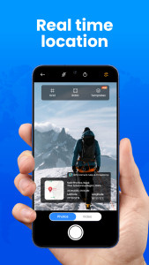 اسکرین شات 2 برنامه GPS Camera, Map & Timestamp