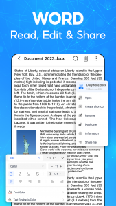 اسکرین شات برنامه DocPro: All Document Reader 2