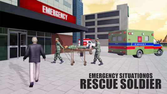 اسکرین شات بازی US Army Ambulance Rescue Game. 8