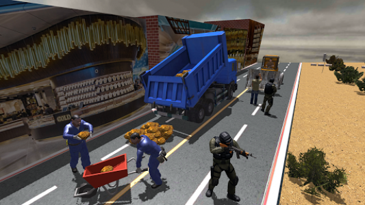 اسکرین شات برنامه Uphill Gold Transporter Truck Excavator Simulator 3