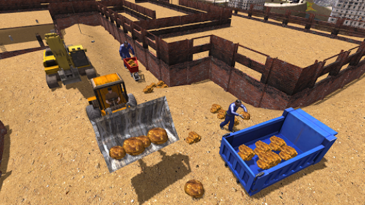 اسکرین شات برنامه Uphill Gold Transporter Truck Excavator Simulator 4