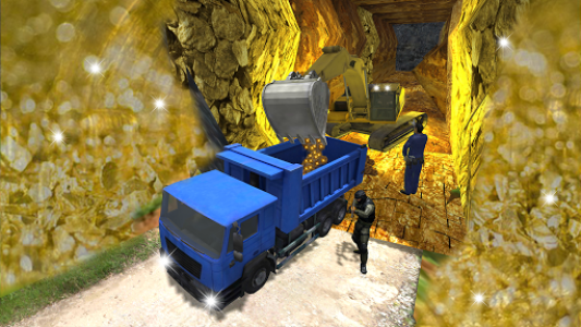 اسکرین شات برنامه Uphill Gold Transporter Truck Excavator Simulator 5