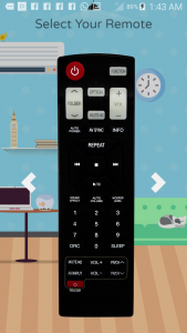 اسکرین شات برنامه Remote Control For LG AN-MR TV 1