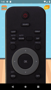 اسکرین شات برنامه Remote Control For Philips TV 3