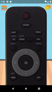 اسکرین شات 2 برنامه Remote For Philips TV -WiFi/IR