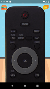 اسکرین شات برنامه Remote For Philips TV -WiFi/IR 2