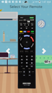 اسکرین شات 4 برنامه Remote For Sony TV -WiFi/IR