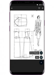 اسکرین شات برنامه Clothes Sewing Patterns 3