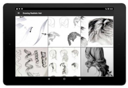 اسکرین شات برنامه Drawing Realistic Hair 6