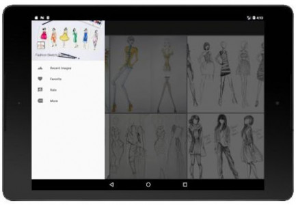 اسکرین شات برنامه Fashion Sketch Drawing 6