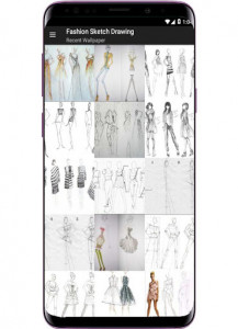 اسکرین شات برنامه Fashion Sketch Drawing 2