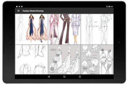 اسکرین شات برنامه Fashion Sketch Drawing 8