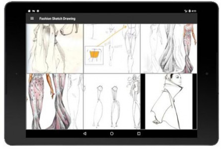 اسکرین شات برنامه Fashion Sketch Drawing 7