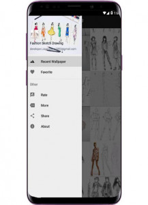 اسکرین شات برنامه Fashion Sketch Drawing 1