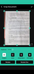 اسکرین شات برنامه Mobile Cam Document Scanner 1