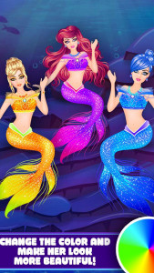 اسکرین شات برنامه Royal Mermaid Princess Beauty Salon Makeover game 8