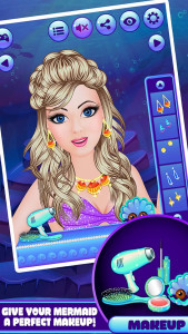 اسکرین شات برنامه Royal Mermaid Princess Beauty Salon Makeover game 7