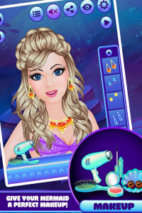 اسکرین شات برنامه Royal Mermaid Princess Beauty Salon Makeover game 3