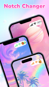 اسکرین شات 5 برنامه Emoji Battery: Cute Status Bar