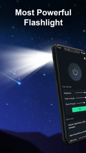 اسکرین شات 1 برنامه Flashlight Pro: Super LED