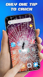 اسکرین شات برنامه Magic Wallpaper: Broken Screen 2