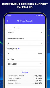 اسکرین شات برنامه EMI Loan Calculator - Mortgage 4