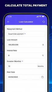 اسکرین شات برنامه EMI Loan Calculator - Mortgage 2