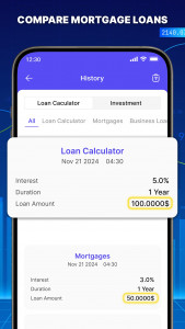 اسکرین شات برنامه EMI Loan Calculator - Mortgage 5