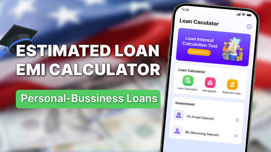 اسکرین شات برنامه EMI Loan Calculator - Mortgage 1
