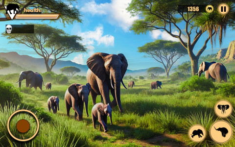 اسکرین شات 6 بازی Elephant Simulator Zoo Animal