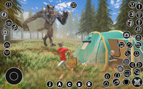 اسکرین شات 1 بازی Wild Forest Werewolf Games 3D