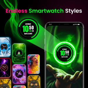 اسکرین شات 1 برنامه Smart Watch Wallpaper HD