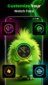 اسکرین شات 2 برنامه Smart Watch Wallpaper HD