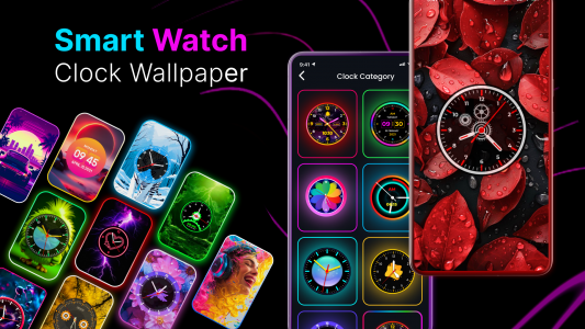 اسکرین شات 1 برنامه Smart Watch Wallpaper HD