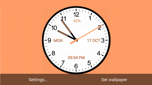 اسکرین شات برنامه Analog Clock 6