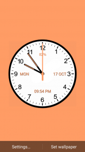 اسکرین شات برنامه Analog Clock 5