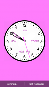 اسکرین شات برنامه Analog Clock 1