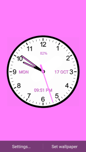 اسکرین شات 1 برنامه Analog Clock