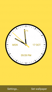 اسکرین شات برنامه Analog Clock 7