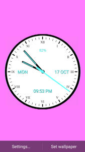 اسکرین شات 1 برنامه Analog Clock Classic
