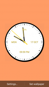 اسکرین شات برنامه Analog Clock Classic 5