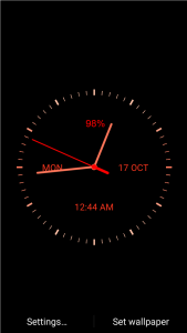 اسکرین شات 7 برنامه Analog Clock Live Wallpaper