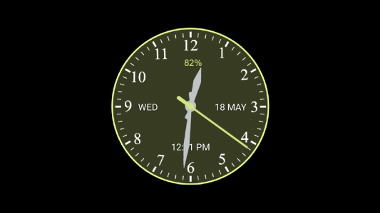 اسکرین شات 8 برنامه Analog Clock Wallpaper